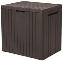 Mała skrzynia ogrodowa City Box 113 l - brązowa