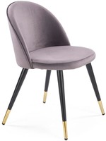 Krzesło jadalniane K315 tapicerowane - ciemny popiel