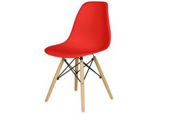 OUTLET - Krzesło plastikowe MEDIOLAN - czerwone 