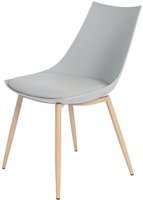 OUTLET - Krzesło z poduszką SARA - szare