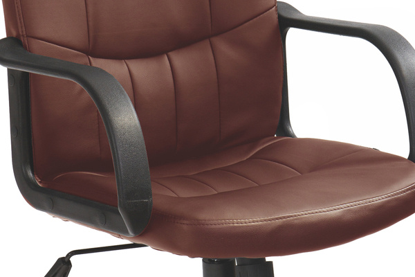 Fotel obrotowy do biurka DENZEL - brązowy