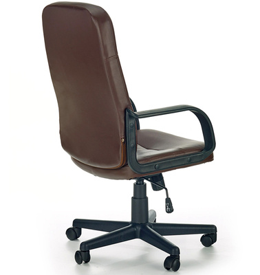 Fotel obrotowy do biurka DENZEL - brązowy
