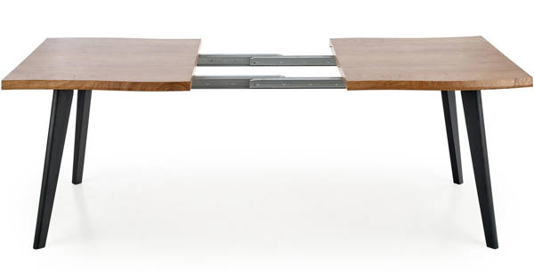 Stół rozkładany loft 150-210 x 90 cm DICKSON - dąb naturalny