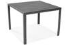 Stół ogrodowy aluminiowy MODENA 100x100 - czarny